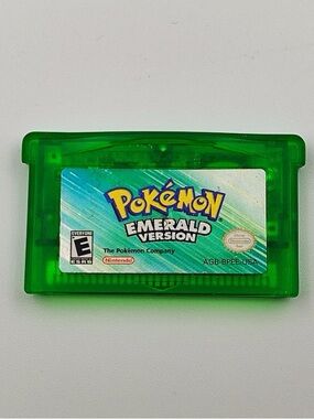 Pokémon Emerald Version – Authentic Game Boy Advance Cartridge